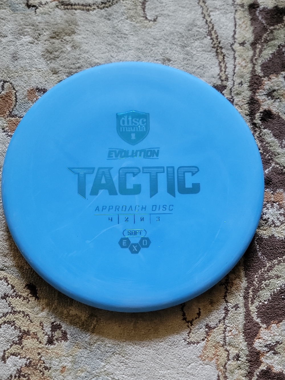 NEW Discmania Evolution Tactic Soft Approach Disc - Blue 173 GRAMS